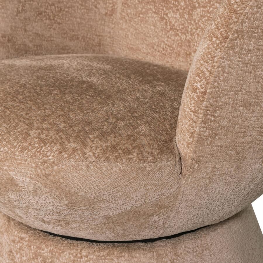 WOOOD Draaibare fauteuil Shuffle draaibaar in elke richting ronde vorm h 72 cm x b 73 cm - Foto 3