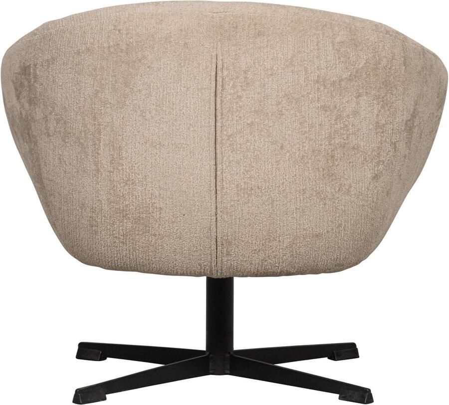 WOOOD Draaistoel Desert van robuust ontwerp gepolsterd bolvormige zitting hoogte 70 cm - Foto 6