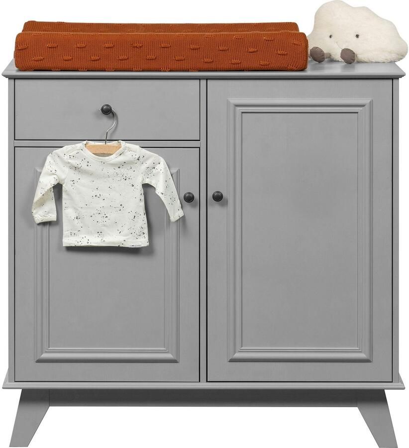 WOOOD LILY OPBERGKAST 1 LADE + 2 DEUREN GRENEN CLAY [fsc] - Foto 3