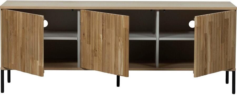 WOOOD Dressoir New Gravure TV-commode breedte 100 cm of 150 cm Commode hoogte 56 cm met grafische reliëfdeuren veel opbergruimte - Foto 5