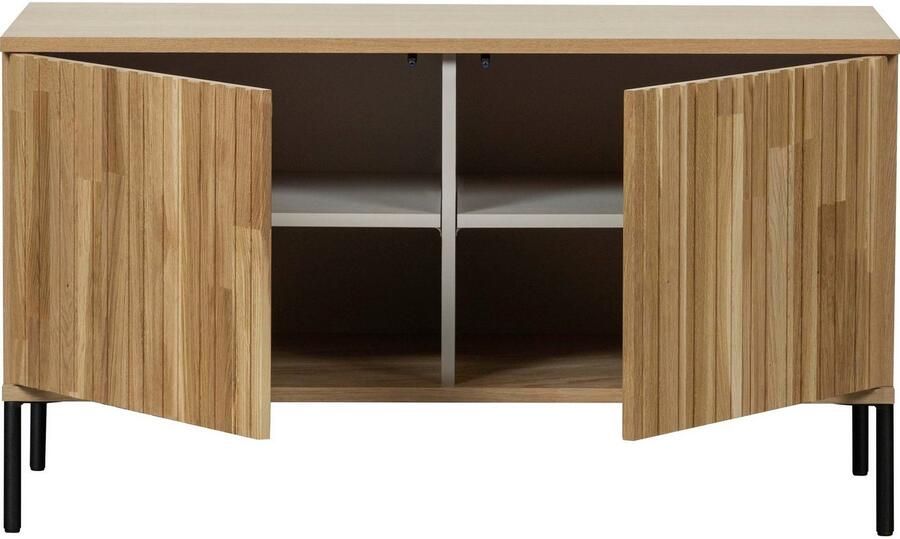 WOOOD Dressoir New Gravure TV-commode breedte 100 cm of 150 cm Commode hoogte 56 cm met grafische reliëfdeuren veel opbergruimte - Foto 4