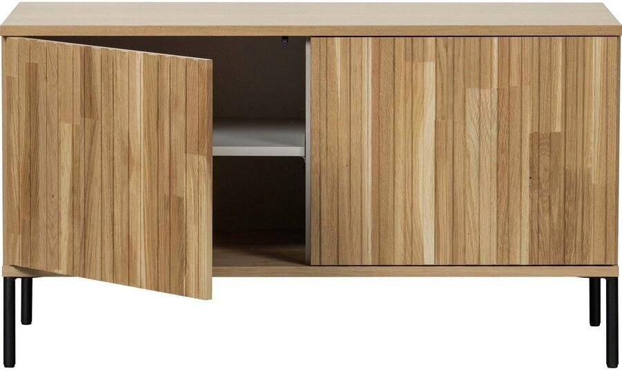 WOOOD Dressoir New Gravure TV-commode breedte 100 cm of 150 cm Commode hoogte 56 cm met grafische reliëfdeuren veel opbergruimte - Foto 5