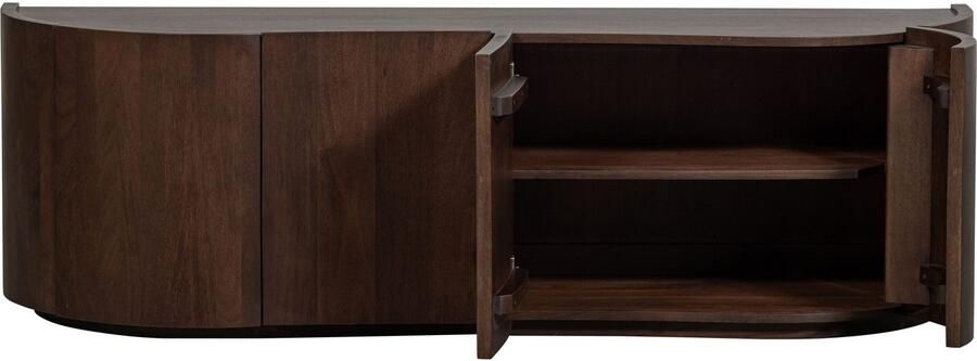 BePureHome | Sense dressoir 4-deurs mango walnoot | Woonkamer meubels | Dressoir