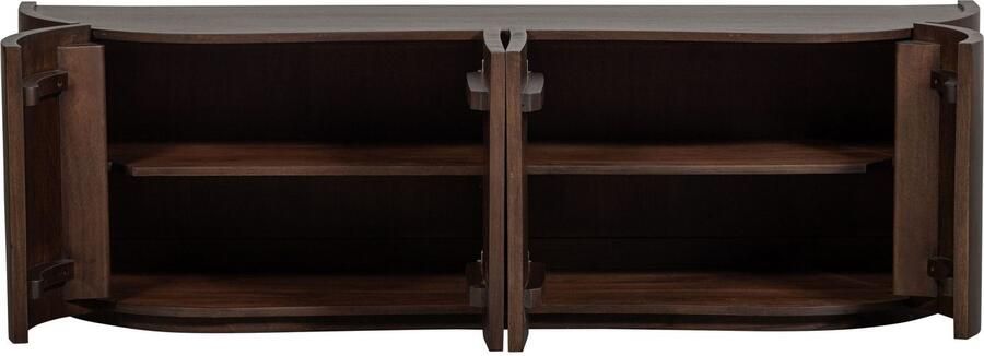 BePureHome | Sense dressoir 4-deurs mango walnoot | Woonkamer meubels | Dressoir - Foto 2