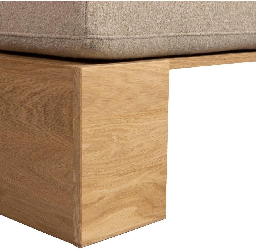 Vtwonen | Eat Up Muurbankje Inclusief Kussens Beige Eiken | Woonaccessoires | Woonaccessoire