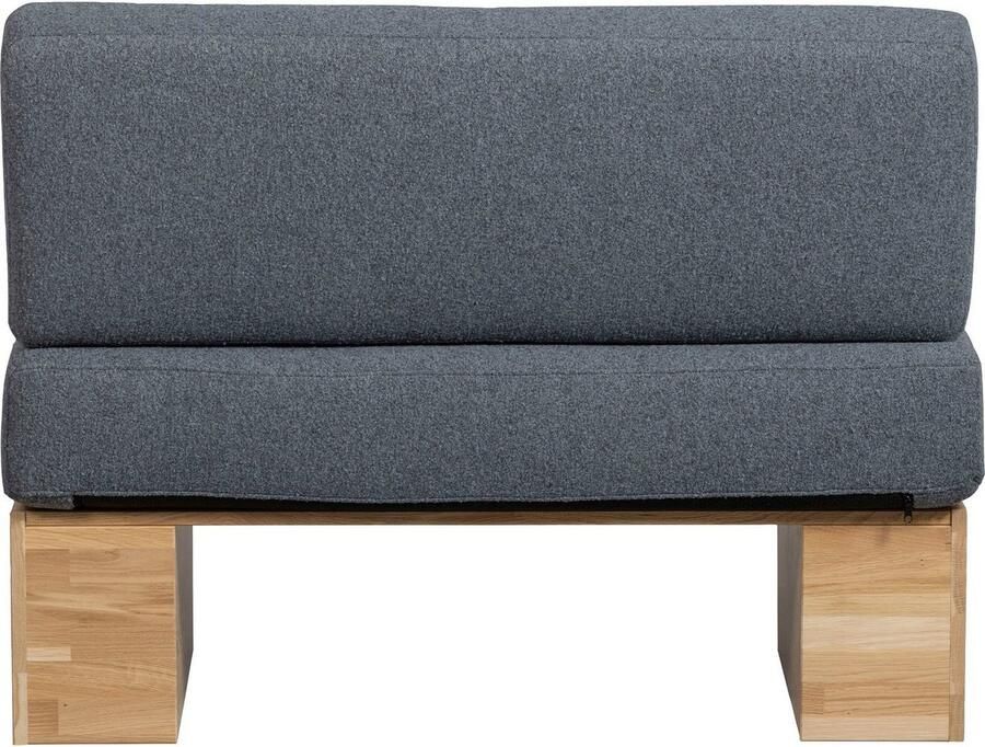 Vtwonen | Eat Up Muurbankje Inclusief Kussens Denim Eiken | Woonaccessoires | Woonaccessoire - Foto 2