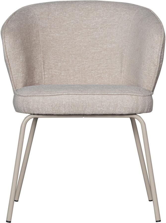 WOOOD Eetkamerstoel ADMITS Gestoffeerde stoel met 4-poots frame gepolsterd H 77 cm x B 60 cm (set 2 stuks) - Foto 9