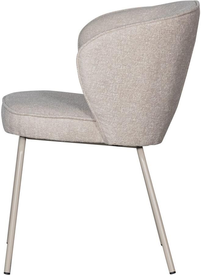 WOOOD Eetkamerstoel ADMITS Gestoffeerde stoel met 4-poots frame gepolsterd H 77 cm x B 60 cm (set 2 stuks) - Foto 4