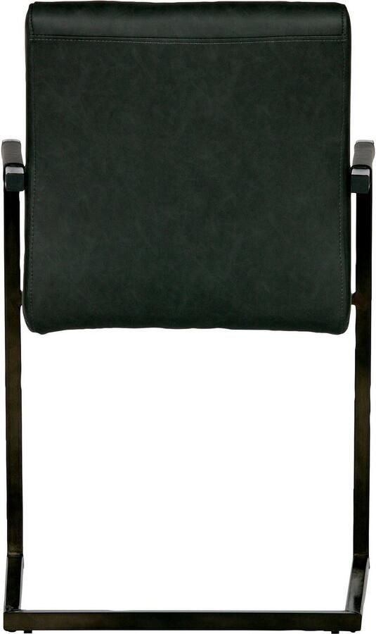 WOOOD | Bas Eetkamerstoel Pu Antraciet | Zitmeubels eetkamer | Eetkamerstoel - Foto 6