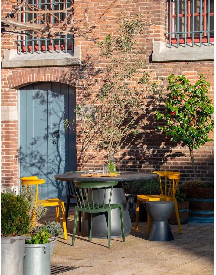 WOOOD Eetkamerstoel Bliss geschikt voor binnen- en buitengebruik h 75 cm x b 52 cm (2 stuks)