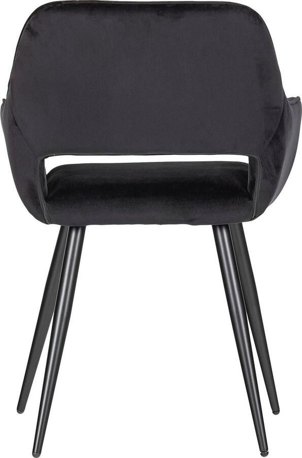 WOOOD Eetkamerstoel Jel gevoerd 4-poots onderstel h 80 cm x b 60 cm (2 stuks) - Foto 7