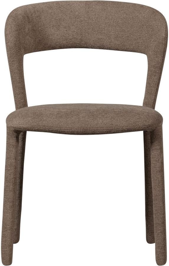 WOOOD Eetkamerstoel Noble volledig met stof bekleed hoogte 76 cm x breedte 51 cm (set 2 stuks) - Foto 8
