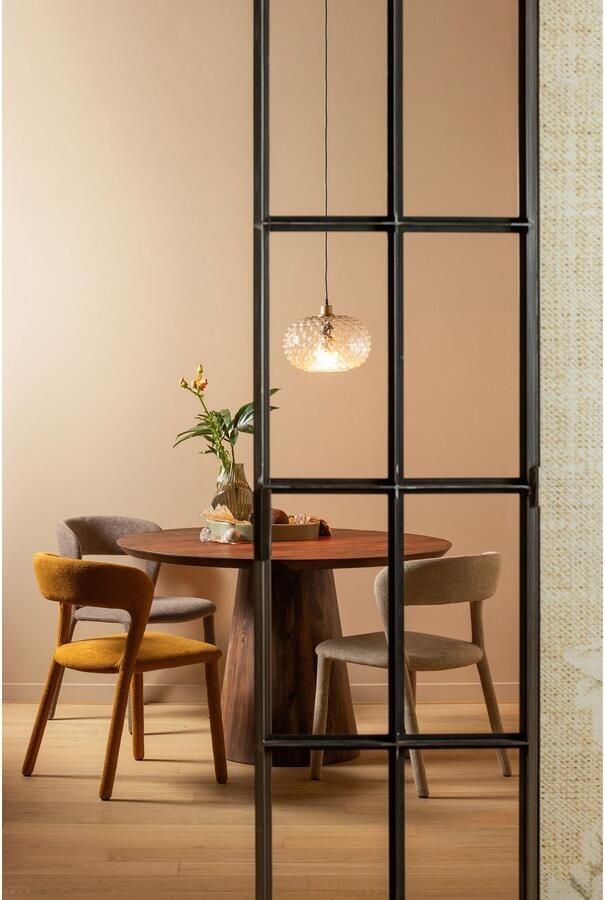 WOOOD Eetkamerstoel Noble volledig met stof bekleed hoogte 76 cm x breedte 51 cm (set 2 stuks) - Foto 6