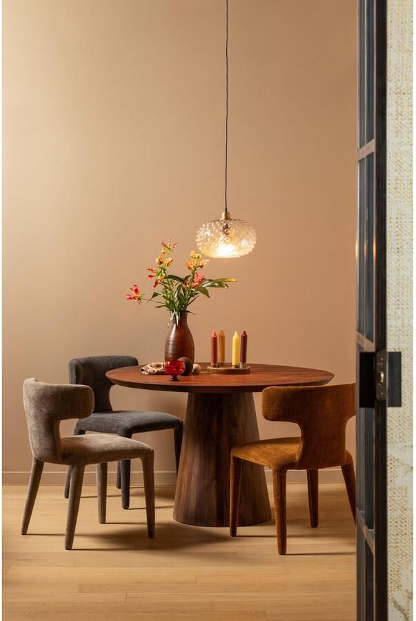 WOOOD Eetkamerstoel Permit 4-poots frame gepolsterd h 78 cm x b 52 cm (set 2 stuks) - Foto 6