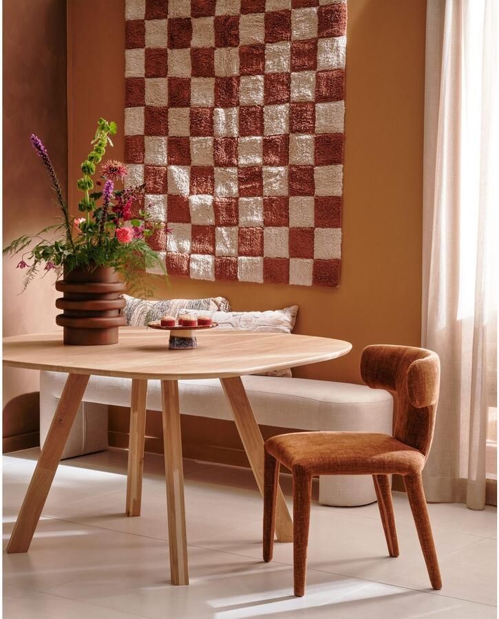 WOOOD Eetkamerstoel Permit 4-poots frame gepolsterd h 78 cm x b 52 cm (set 2 stuks) - Foto 4