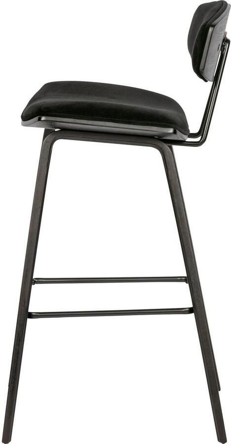 WOOOD Barkruk Senn Zitvlak van velours H 94 cm x B 41 cm (2 stuks) - Foto 14