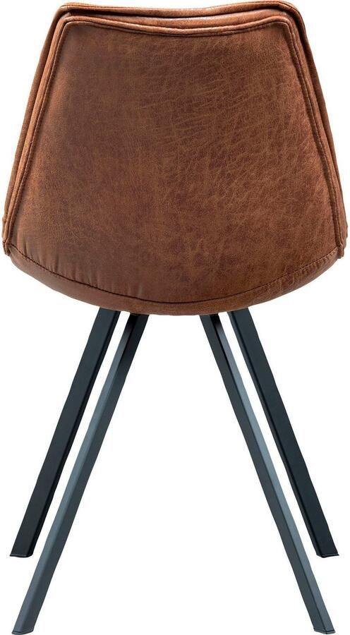 WOOOD | Set 2 Swen Eetkamerstoel Cognac | Zitmeubels eetkamer | Armstoel - Foto 7