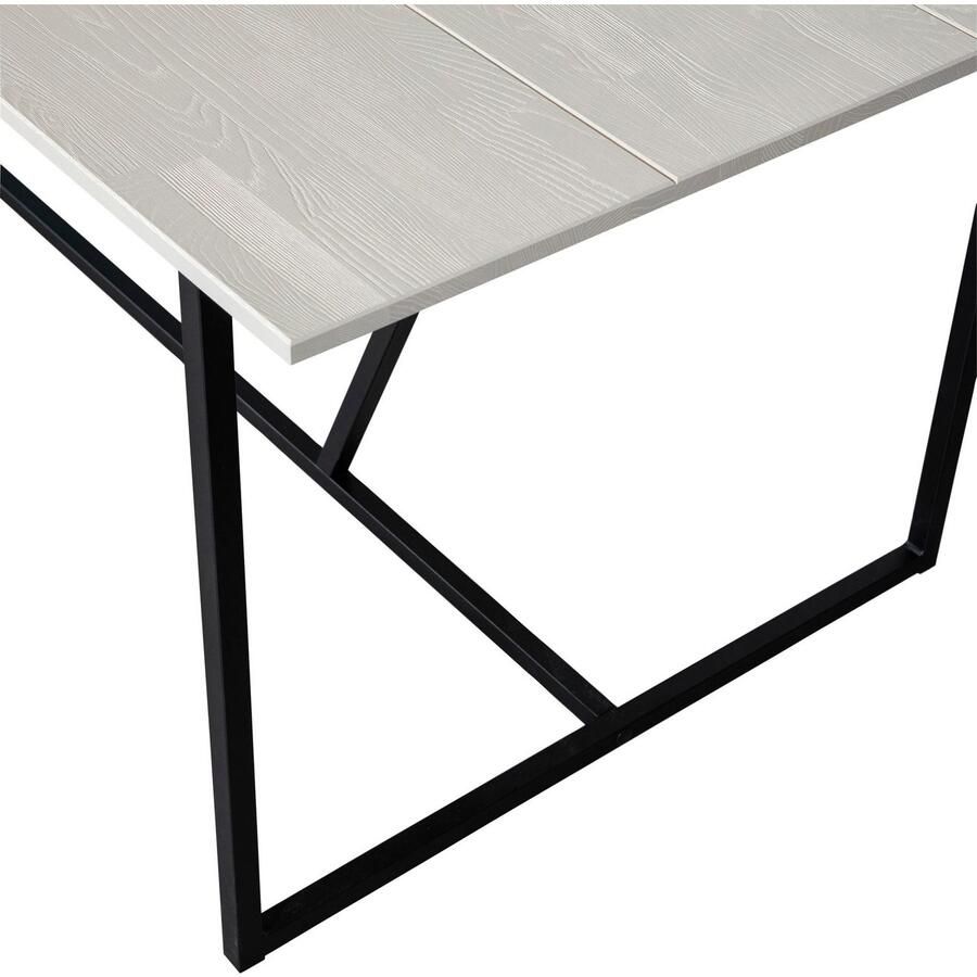 WOOOD Eettafel Silas rechthoekige vorm hout gedeeltelijk massief h 75 cm x b 220 cm - Foto 3