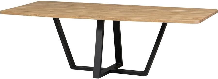 WOOOD Eettafel Tablo Hout gedeeltelijk massief rechthoekige vorm H 77 cm x B 240 x D 100 cm - Foto 4