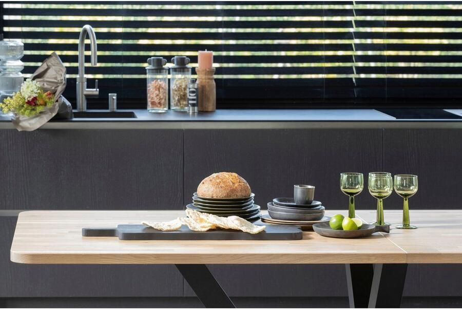 WOOOD Eettafel Tablo Hout gedeeltelijk massief rechthoekige vorm H 77 cm x B 240 x D 100 cm - Foto 2