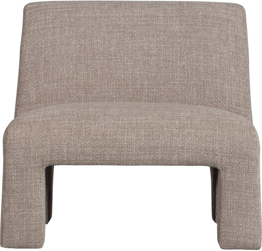 WOOOD Fauteuil Lavid geweven stof 4-poots frame h 73 cm x b 74 cm - Foto 3