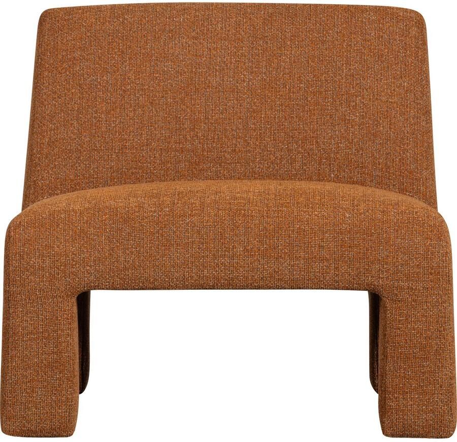 WOOOD Fauteuil Lavid geweven stof 4-poots frame h 73 cm x b 74 cm - Foto 2