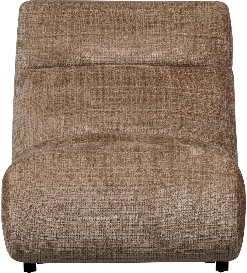 WOOOD Fauteuil Observe vrijstaand grof geweven chenille-stof h 82 cm x b 75 cm - Foto 3