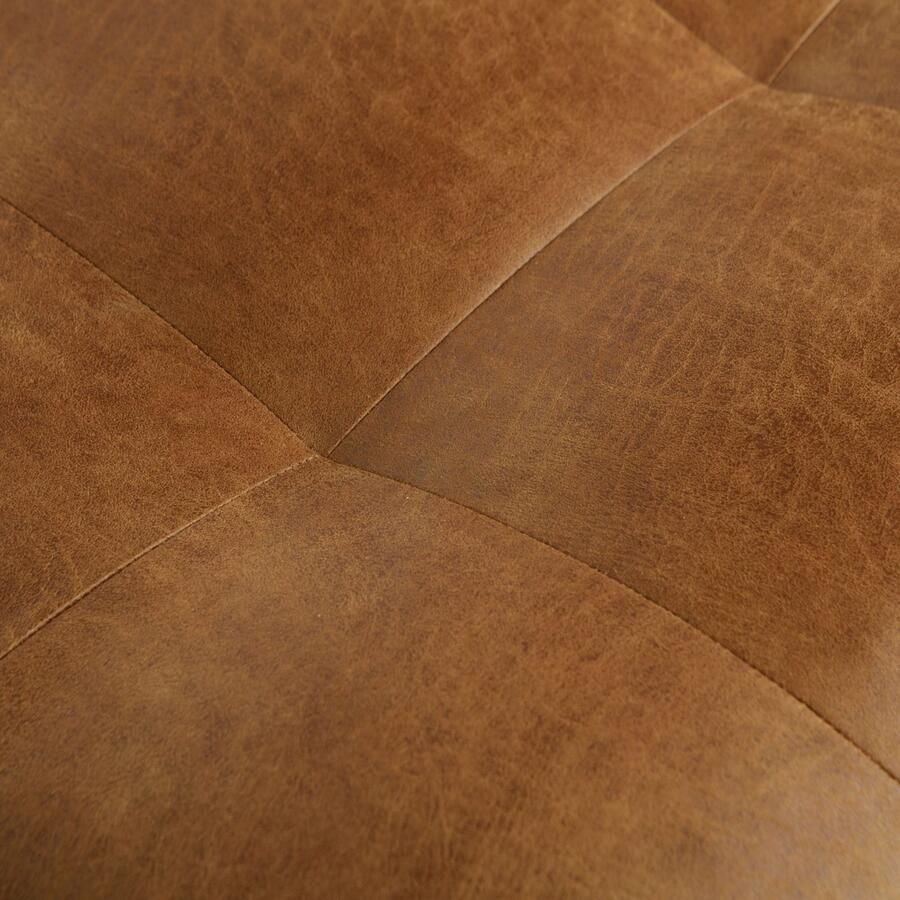 WOOOD Fauteuil Rodeo Classic vrijstaand van gerecycled leer h 83 cm x b 98 cm - Foto 1