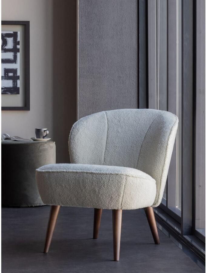 WOOOD Fauteuil Sara zacht gepolsterd 4-poots onderstel h 71 cm x b 59 cm - Foto 5