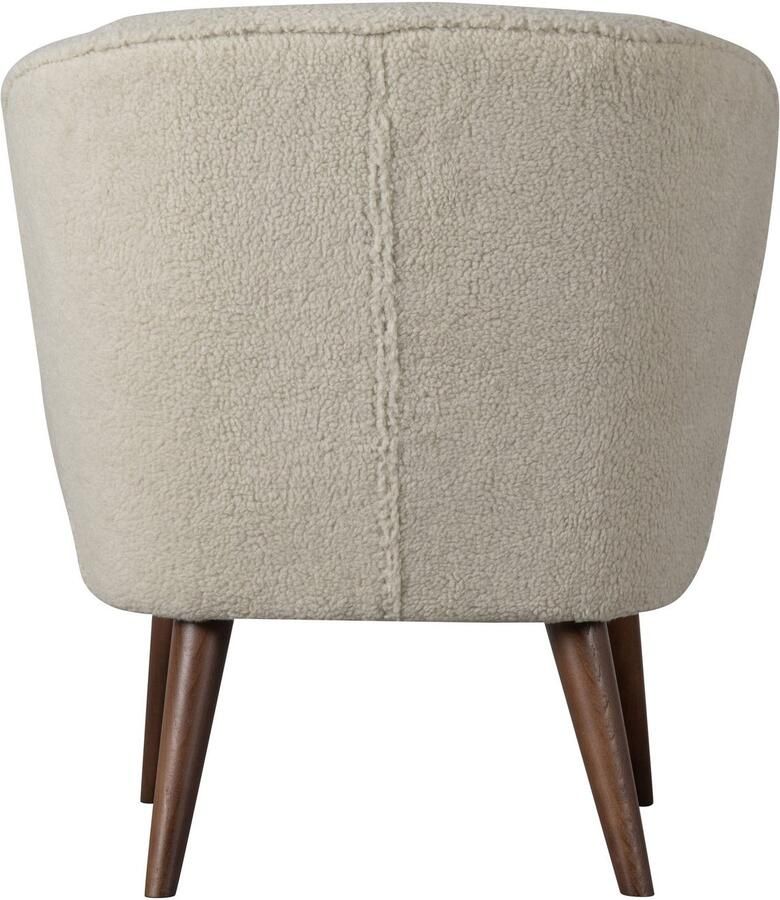 WOOOD Fauteuil Sara zacht gepolsterd 4-poots onderstel h 71 cm x b 59 cm - Foto 4