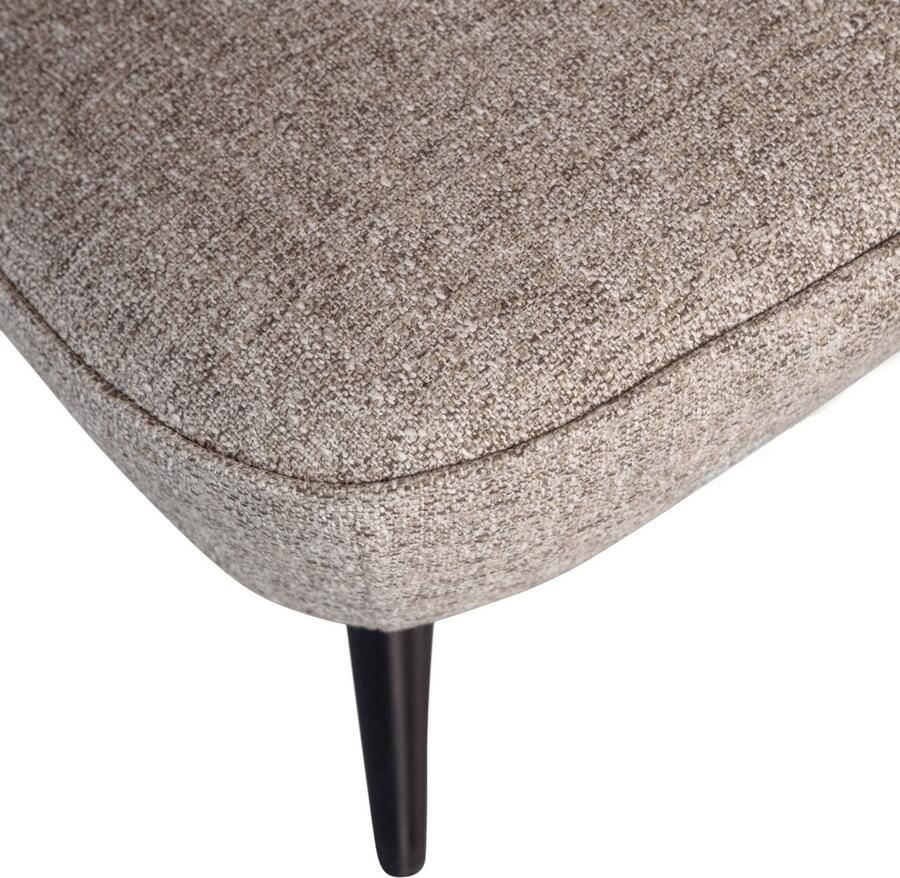 WOOOD | Sara Fauteuil Geweven Stof Naturel Melange | Zitmeubels woonkamer | Fauteuil - Foto 4