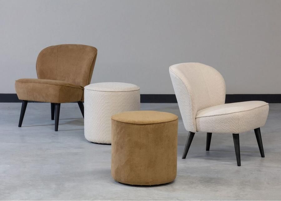 WOOOD Fauteuil Sara zacht gepolsterd 4-poots onderstel h 71 cm x b 59 cm - Foto 9