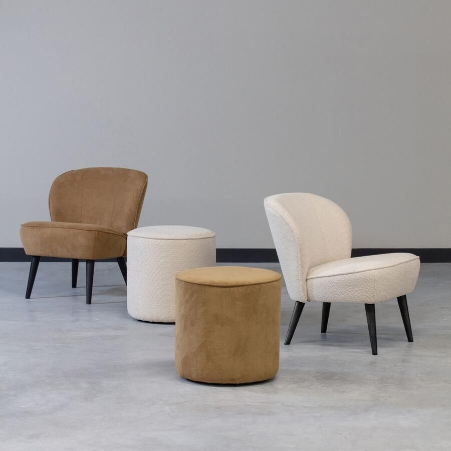 WOOOD Fauteuil Sara zacht gepolsterd 4-poots onderstel h 71 cm x b 59 cm - Foto 4