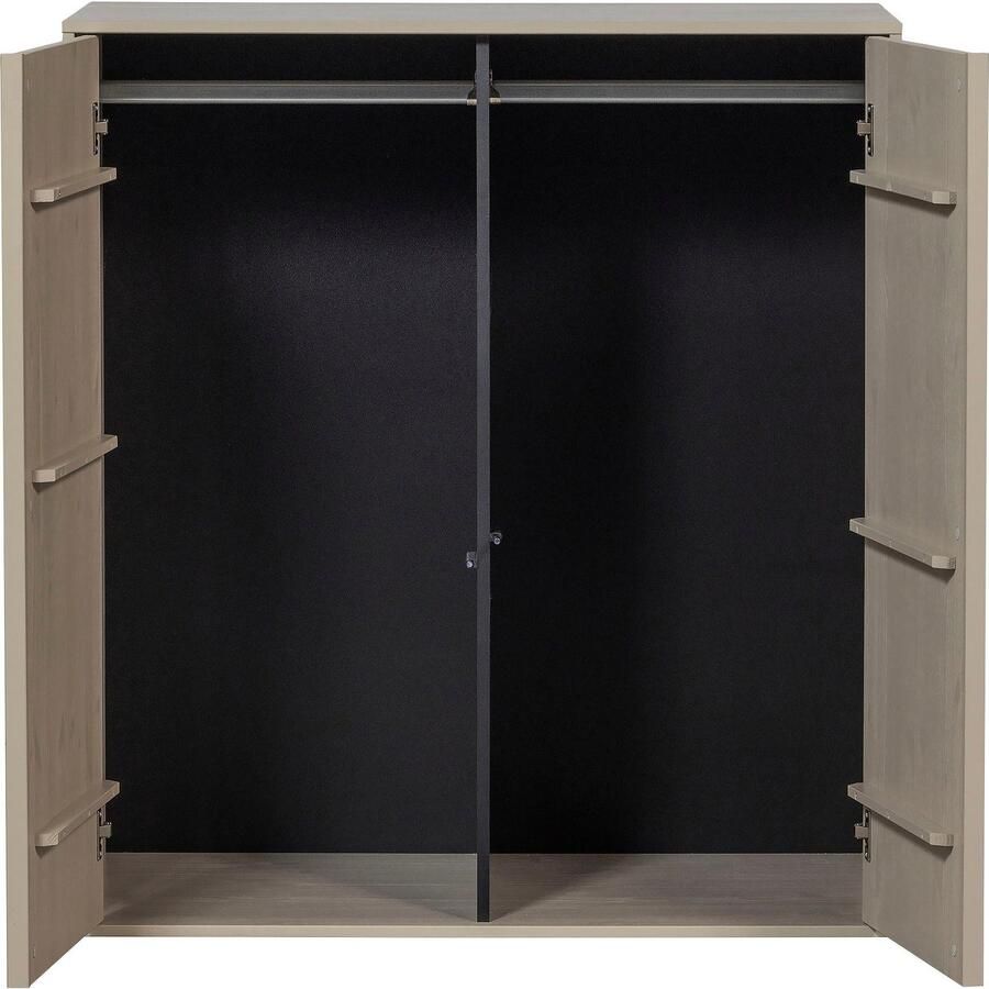 Vtwonen | Daily Closet Double 110x100cm Grenen Dakargrau | Woonkamer meubels | BergkastKast