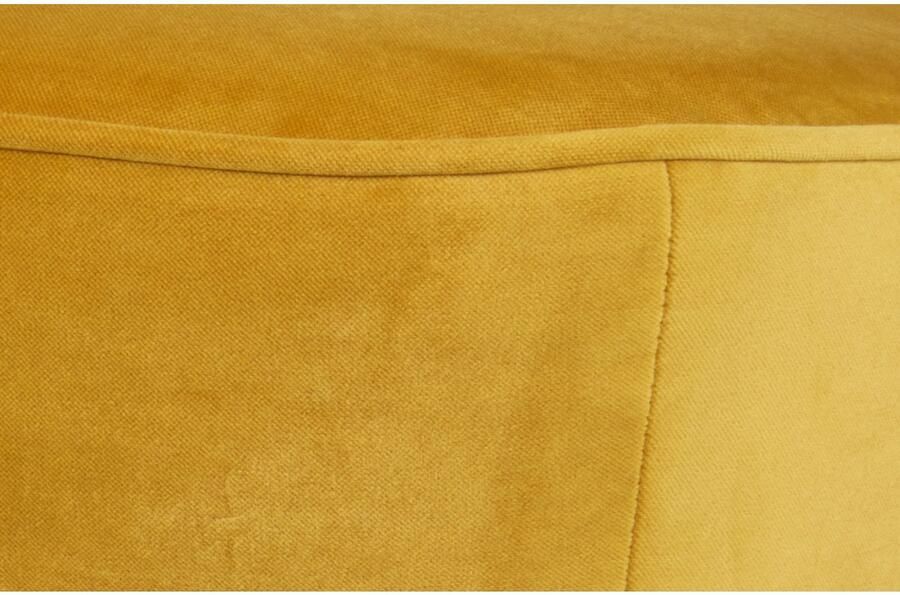 WOOOD Hocker Sara met veloursstof bekleed rechthoekige vorm h 41 cm x b 56 cm - Foto 3