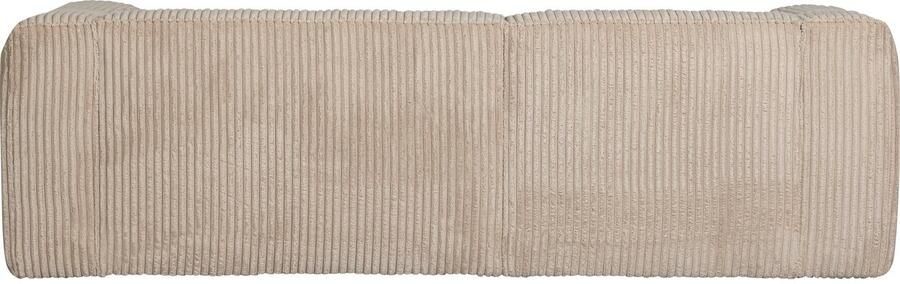 WOOOD | Bean chaise longue links grove ribstof travertin | Zitmeubels woonkamer | HoekbankModulaire banken - Foto 4