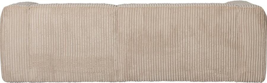 WOOOD | Bean chaise longue rechts grove ribstof travertin | Zitmeubels woonkamer | HoekbankModulaire banken - Foto 7