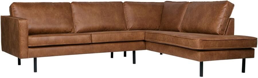 BePureHome | Rodeo Hoekbank Rechts Cognac | Zitmeubels woonkamer | Hoekbank - Foto 5