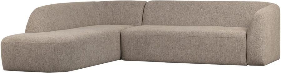 BePureHome | Sloping Hoekbank Links Naturel Melange | Zitmeubels woonkamer | HoekbankModulaire banken - Foto 4