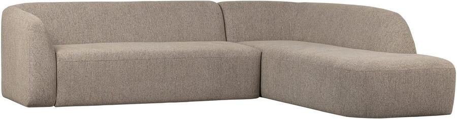 BePureHome | Sloping Hoekbank Rechts Naturel Melange | Zitmeubels woonkamer | HoekbankModulaire banken - Foto 5