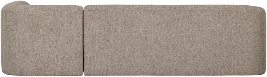 BePureHome | Sloping Hoekbank Rechts Naturel Melange | Zitmeubels woonkamer | HoekbankModulaire banken - Foto 7