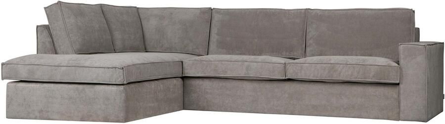 WOOOD | Thomas Hoekbank Ribstof Links Vergrijsd Groen | Zitmeubels woonkamer | HoekbankModulaire banken - Foto 2