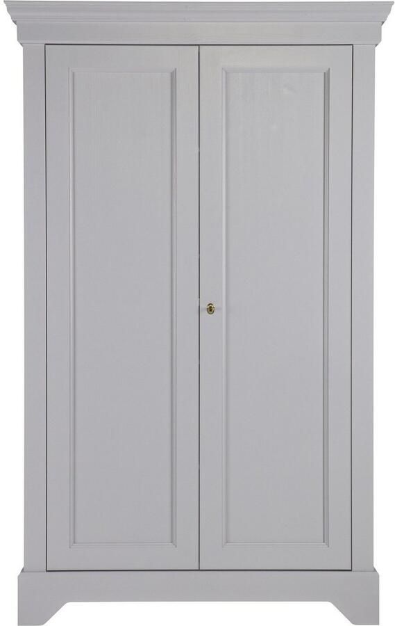 WOOOD | Isabel Brocante Kast Grenen Betongrijs | Woonkamer meubels | BergkastKast