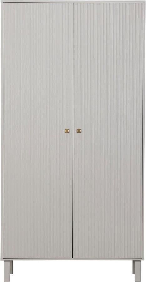 WOOOD | Madu garderobekast grenen wolkengrijs | Slaapkamerkasten | Linnenkast - Foto 6