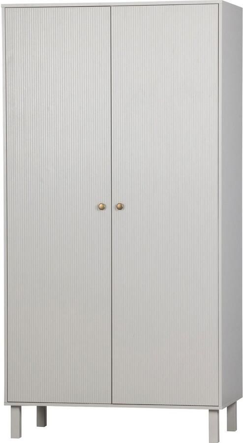 WOOOD | Madu garderobekast grenen wolkengrijs | Slaapkamerkasten | Linnenkast - Foto 5