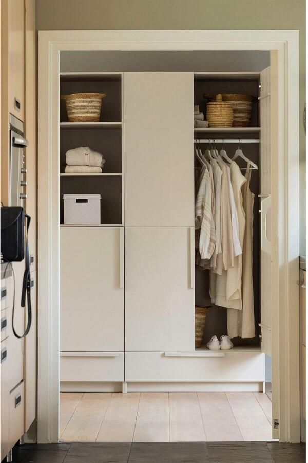 WOOOD | Pure 2-deurs hangkast splitdeur grenen dust | Slaapkamerkasten | Linnenkast - Foto 2