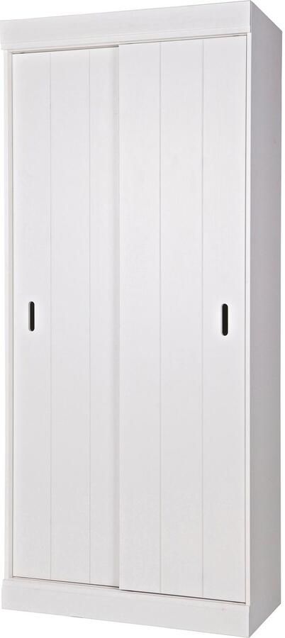 WOOOD | Row Plankenkast Met Schuifdeuren | Woonkamer meubels | BergkastKast