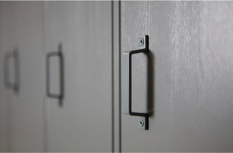 WOOOD | Stijn Hoog 2drs Lockerkast Steel Grey | Woonkamer meubels | BergkastKast - Foto 6