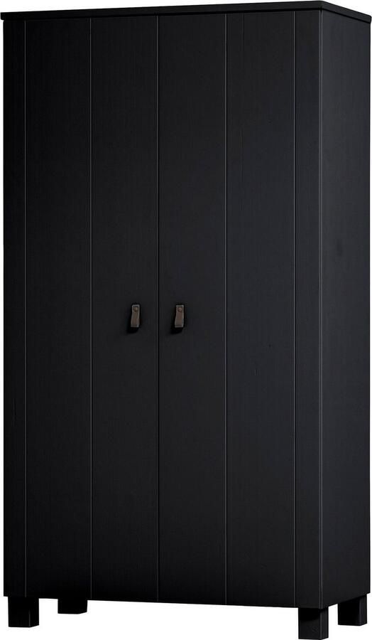 WOOOD Kledingkast Ties met kledingstang veel opbergruimte h 203 cm x b 110 cm