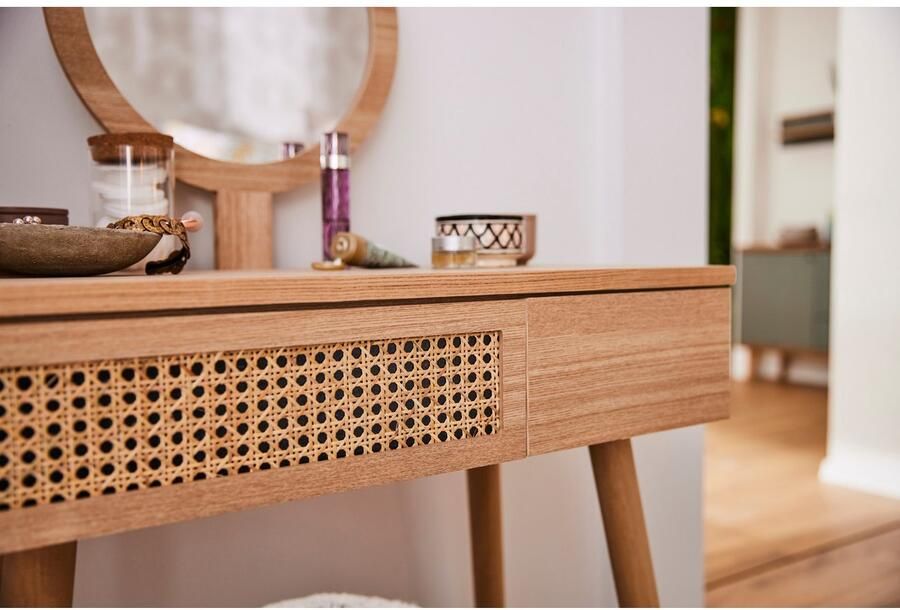 WOOOD | Soof Hal kaptafel Hout Naturel | Woonkamertafels | Wandtafel - Foto 4